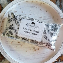 Load image into Gallery viewer, Lavender & Flax Heat Therapy Wraps