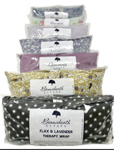 Load image into Gallery viewer, Lavender & Flax Heat Therapy Wraps