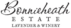 Bonnieheath Estate logo. Black script.