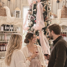 Load image into Gallery viewer, Mingling at a Boutique Christmas party at Winery. 
