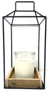 Small Black Iron Candle